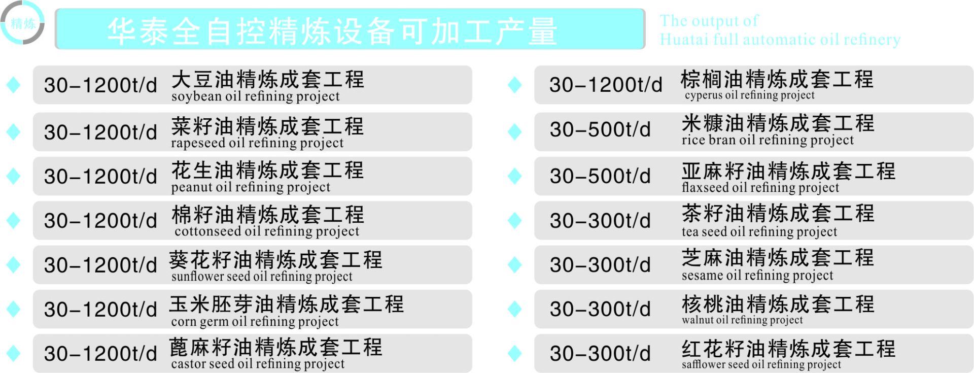 云顶集团游戏app全自控精煉云顶集团游戏app可加工產量